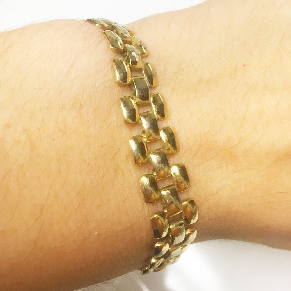 Gold Chunky Link Chain Bracelet